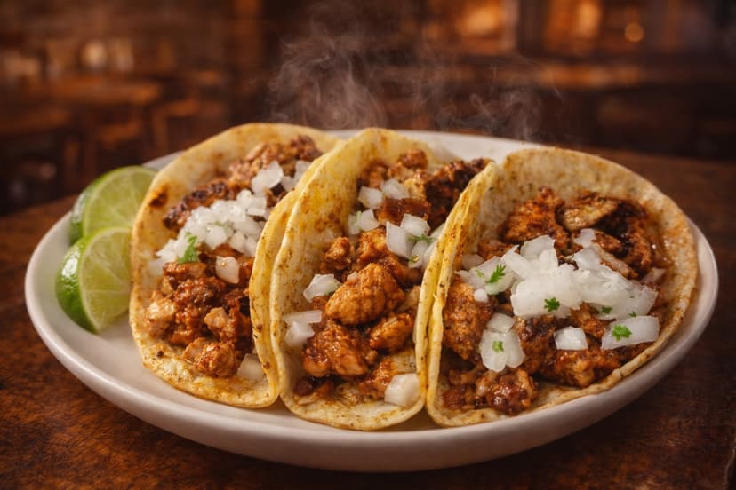 Tacos de Adobado - La Silenciosa Guatemala