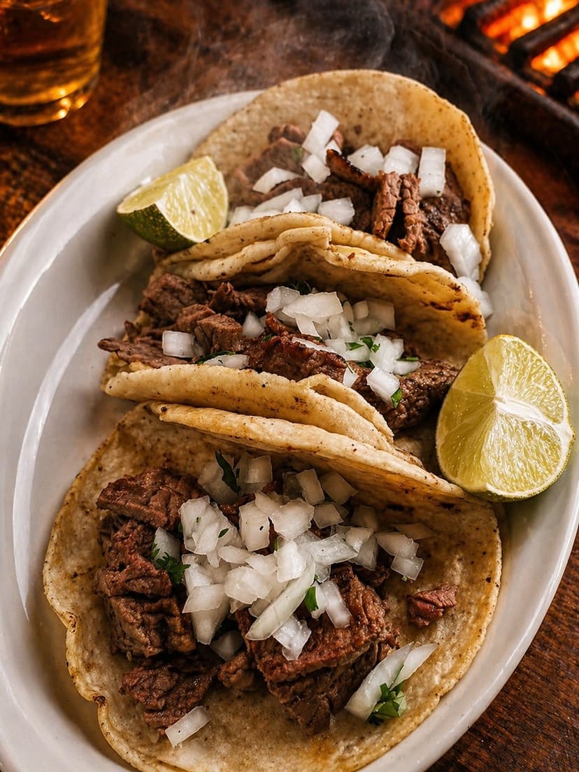 Tacos de Carne de Res - La Silenciosa Guatemala